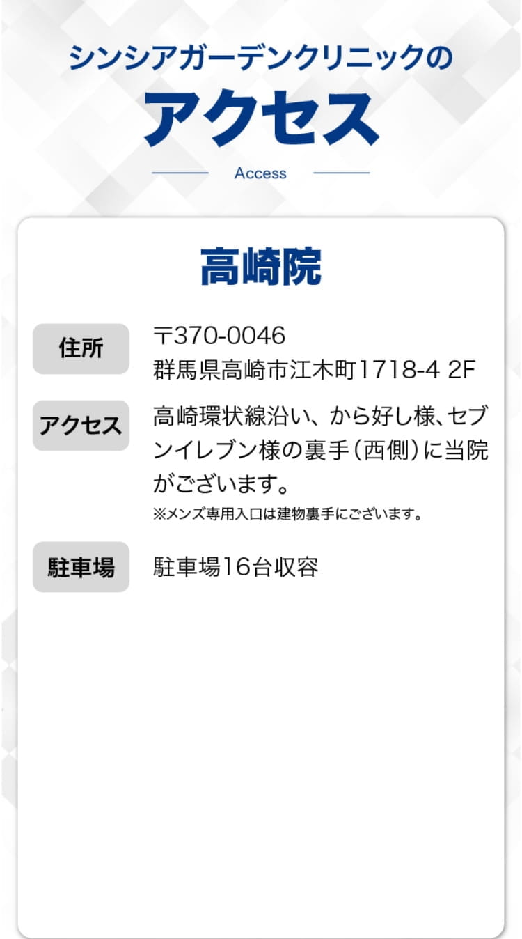高崎院のアクセス
