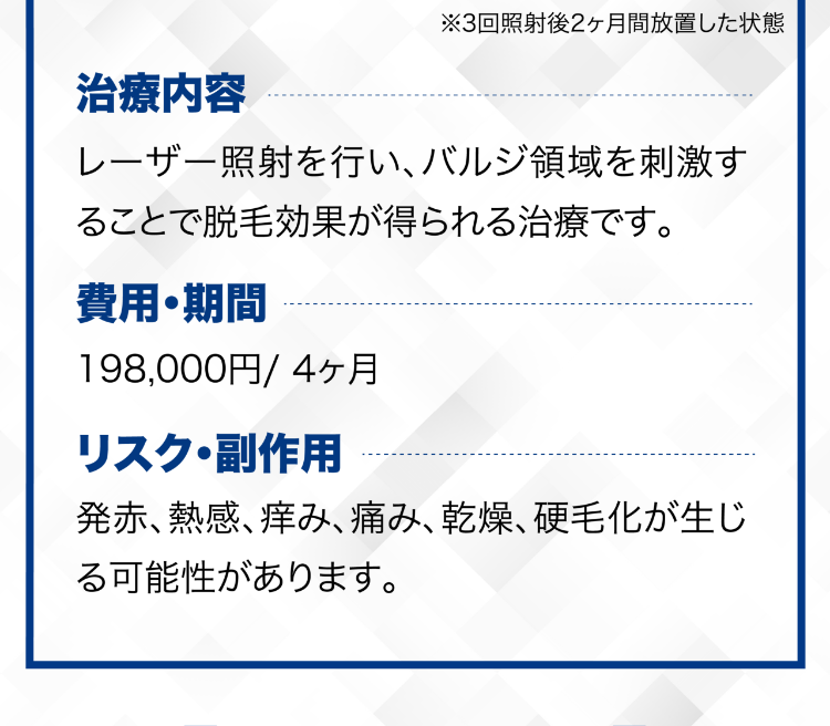 医療脱毛を後悔させない５つの取り組み